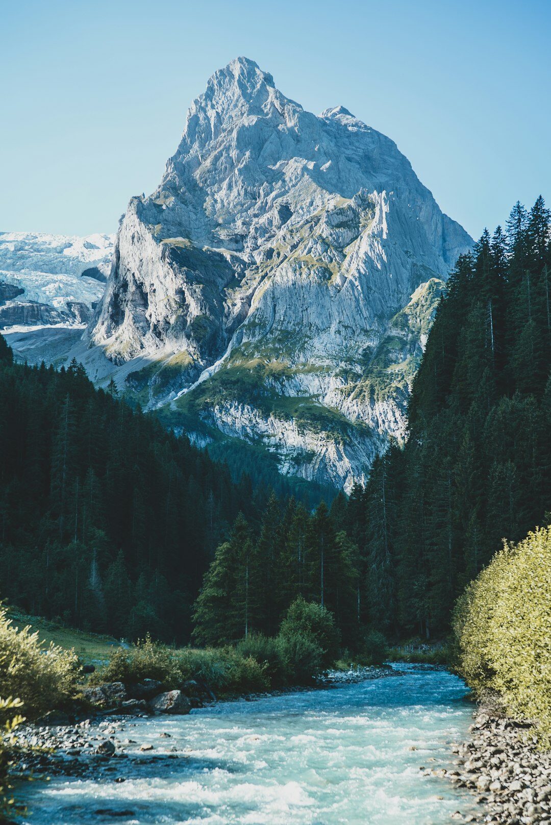 swiss alps mountain landscape
