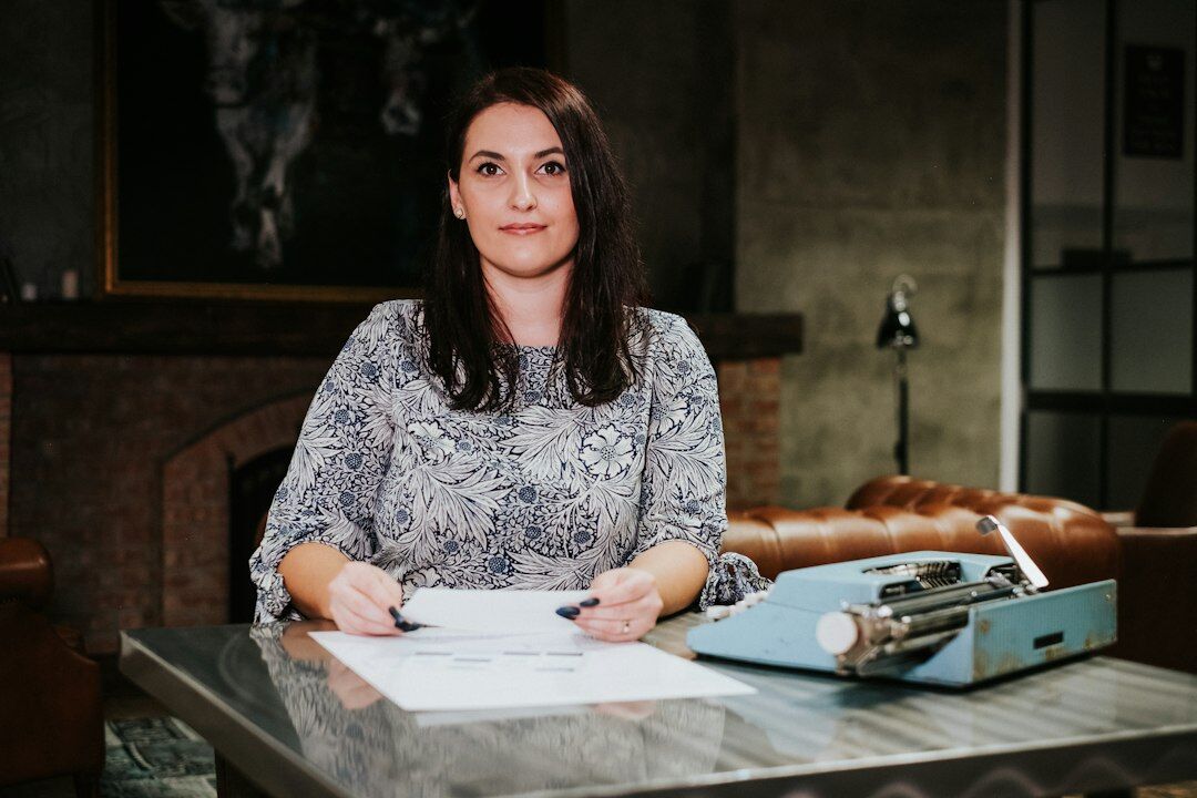 swiss journalist at desk